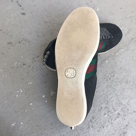 Gucci Web Glitter Sneakers - Picture 7 of 9